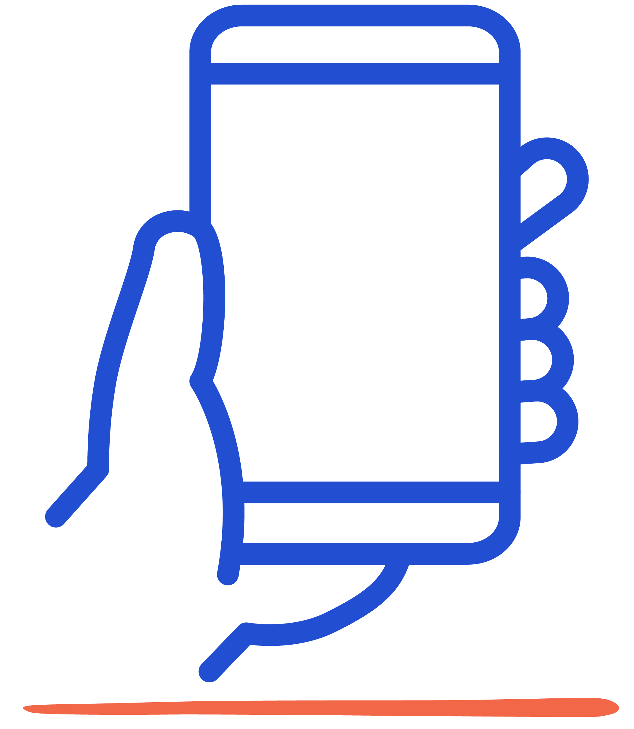 Icône téléphone portable pour le numéro téléphone de contact